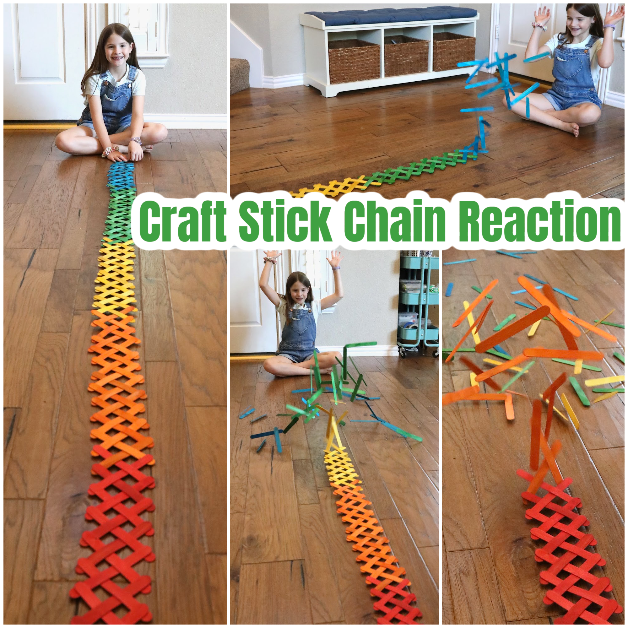 Build a Craft Stick Chain Reaction! - Frugal Fun For Boys and Girls